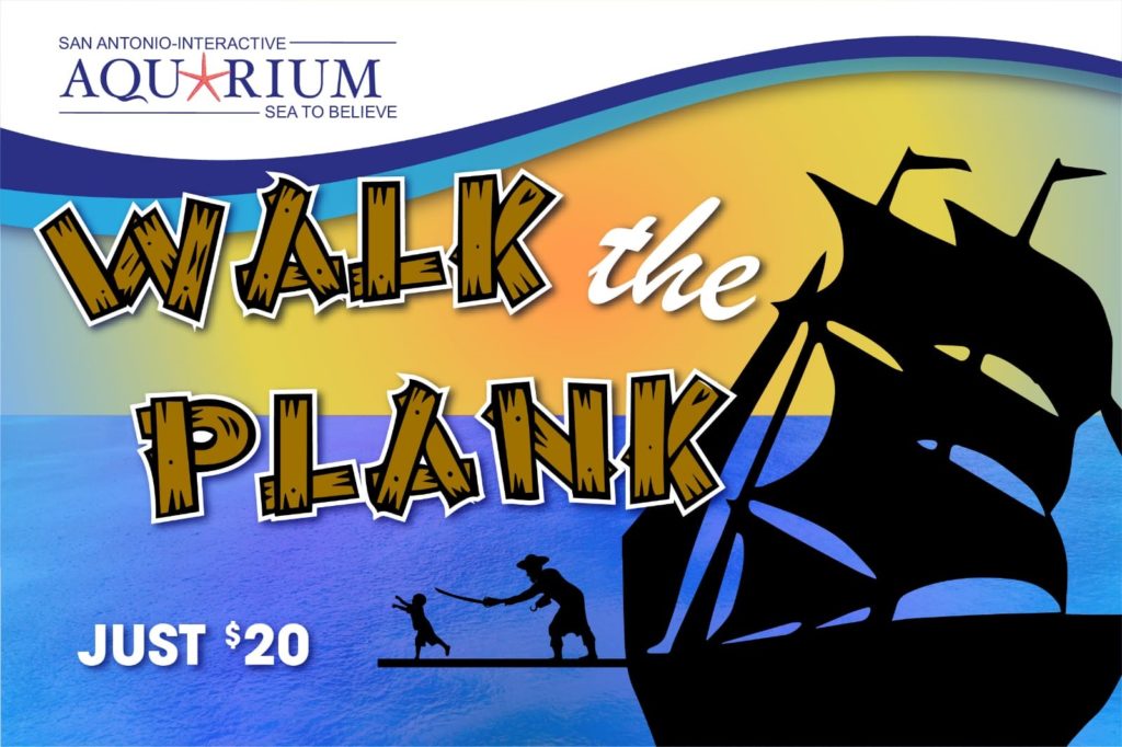 WalkThePlank San Antonio Aquarium